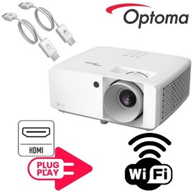 Resim Optoma ZH420 4300 Ansi Lumen LAZER Full HD 4K Destekli Projeksiyon+Wi-Fi Adaptör 