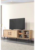 Resim 3608 Şile Metal Ayaklı Metal Kulplu 160 Cm Tv Ünitesi Safir Safir 