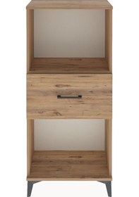 Resim Arges Dolap Tek Raflı Tek Çekmeceli 60x30x134 Çam-çam Atlas Çam 