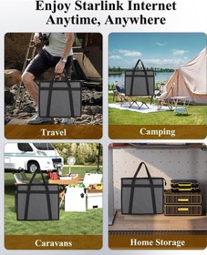 Resim Tenfowee Mini Tabak Çantası, 340x300x75mm Büyük Kapasiteli Oxford Kumaşı, Su Geçirmez, Çevreleyici, Seyahat Ve Dış Etkinlikler İçin Taşınabilir 