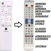 Resim Tayfun Samsung Akıllı Kumanda Bn59-01220m Beyaz Yedek Kumanda 