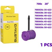 Resim Shineyee Gustavo Tpu Lastik 700x35-50c Çelik Yollu Bisikletler İçin Presta Valf 45mm Dayanıklı Fıtnes Spor 