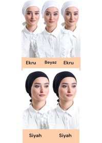 Resim İSTANBULSTYLEMODA Düz Dikişsiz Penye Bone 