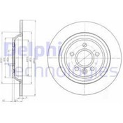 Resim Bg4239c Fren Diski Takım Boyalı Volvo S80 V70 Xc70 03/06- Arka 
