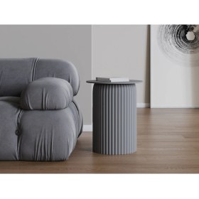 Resim Echo Furniture Seton Açık Platin Gri Sehpa 55 cm 