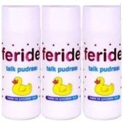 Resim Feride Talk Toz Bebek Pudrası 75gr X 3 Adet 