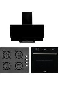 Resim Eminçelik ve AFM Tech 12 225 + FM7700+ FM3250 Ankastre Set Siyah 