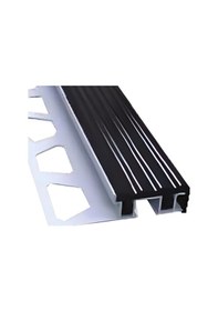 Resim 10 Mm Lastikli Merdiven Basamak Profili Kahve 