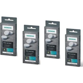 Resim Siemens & Bosch Tüm Tam Otomatik Kahve Makineleri Için Makine Temizleme Tabletleri TZ80001 4 Adet 