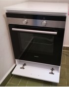 Resim Hazır Mobilya Kapaklı Ve Kapalı Tezgahlı Ankastre Fırın Dolabı 