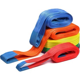 Resim Polyester Sapan Bez Araç Çekme Çeki Halatı 6 Ton 4 Metre 