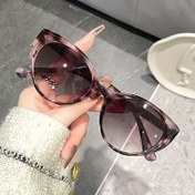 Resim Günlük Konfor) Trend Retro Kedi Gözü Moda Gözlükleri - Kadın ve Erkek için Şık Leopar Desenli Çerçeve, Kahverengiden Şeffaf Lens'e, Dayanıklı Plastik Malzeme, Moda ve Aktiviteler İçin Mükemmel 