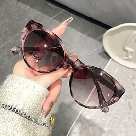 Resim Günlük Konfor) Trend Retro Kedi Gözü Moda Gözlükleri - Kadın ve Erkek için Şık Leopar Desenli Çerçeve, Kahverengiden Şeffaf Lens'e, Dayanıklı Plastik Malzeme, Moda ve Aktiviteler İçin Mükemmel 