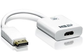 Resim ATEN-VC986 DisplayPort (DP) Hdmi Adaptörü, 4K Hdmi, Kablolu, DP Erkek - Hdmi A Dişi, 2160p, 0.20 metre 