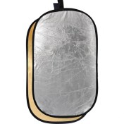 Resim Lifei R-18 Katlanabilir Reflektör Altın - Gümüş 92 x 122 cm 