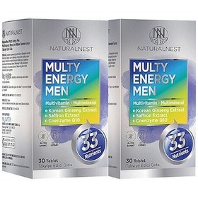 Resim Naturalnest Multy Energy Men 2. %50 İndirimli 30+30 Tablet Takviye Edici Gıda 