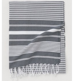 Resim Mulberry Maryon Pamuk Banyo Havlusu Peştemal Siyah 