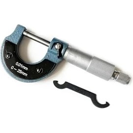 Resim Mekanik Mikrometre 0-25MM 0.01MM Renkli 