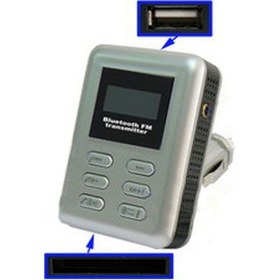 Resim Bluetooth İle Bluetooth Fonksiyonlu Araç Fm Verici 