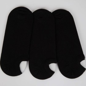 Resim DeFacto Erkek Pamuklu 3'lü Sneaker Çorabı K4595AZNSBK23 