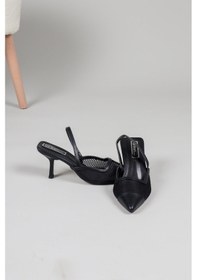 Resim Birikon Livia File Alçak Topuklu Ayakkabı Siyah-7336-siyah Siyah 