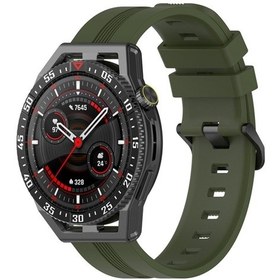 Resim Sones Coros Apex 46mm/apex Pro / Ticwatch Pro 3 22mm Dikey Düz Renk Silikon Saat Kordonu 