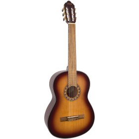 Resim Valencia VC304ASB Klasik Gitar 4/4 (Antik Sunburst) | Vintage Görünüm - Mat Cila - Başlangıç/Orta 