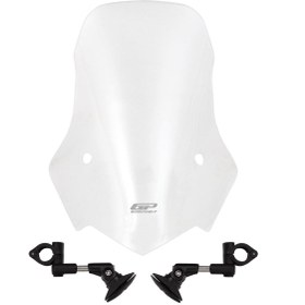 Resim GP KOMPOZİT Gp Kompozit Ön Siperlik Cam Şeffaf 49cm Mondıal Drıft 125 L 2011-2023 