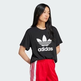 Resim adidas Adicolor Trefoil Boxy Kadın Tişört 