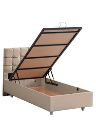 Resim Tavira İkili Set, Tavira Tek Kişilik Baza Başlık Seti Bej 90 x 190 