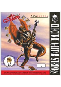 Resim Alice A506-l Elektro Gitar Teli 10-46 Light Nikel Kaplama Çelik Paslanmaya Karşı Dayanıklı Rock Ve Blues İçin İdeal Tonlar 