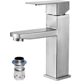 Resim Fleko Inox Lavabo Bataryası Mossc1s04 Inox 