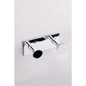 Resim Nowo Duvara Monte Yapışkanlı Ikili Askılık Krom Renk 45X46X110 Mm 