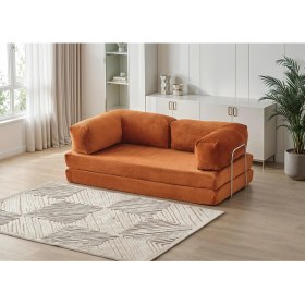 Resim Ravessi 100X200 Kanepe - Fitilli Kadife Yıkanır Silinir Yeryatağı Aktivite Koltuğu 