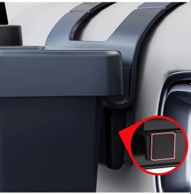 Resim Chuangyinshop Siyah 1 Adet Kapı Askılı Araç Organizatörü Bardak Telefon Cep Kartlık Çok Amaçlı 