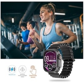 Resim Polosmart PSSW21 2.01" Dokunmatik Ekranlı Akıllı Saat (Distribütör Garantili) 