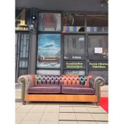 Resim 3A Mobilya Hakiki Deri Atlas Chesterfield 