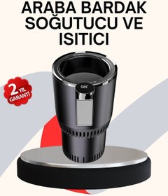 Resim Gld-spt- Araba Bardaklığı Isıtma Soğutma Ayarlı Çakmak Girişli Akıllı Model Çok Renkli 