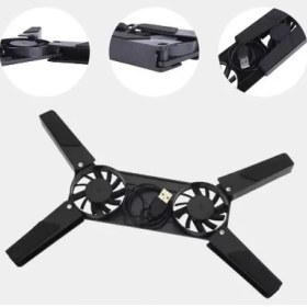 Resim Go İthalat Katlanabilir Laptop Soğutucu 2 Fanlı (5491) 