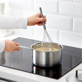 Resim IKEA Idealisk Metal Pasta Çırpıcı Paslanmaz Çelik Çırpıcı Pratik Mutfak Gereçleri 
