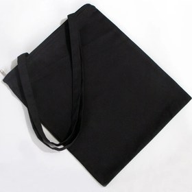 Resim Michael Jordan Black Siyah Fermuarlı Bez Çanta Gabardin - Siyah 