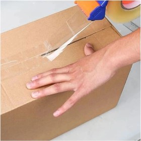 Resim Nublado Koli Bandı 45 mm x 100 mt Şeffaf Güçlü Yapışkanlı Kopmayan Bant Bandı Bant 