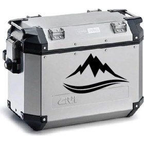 Resim Doğa Temalı Motosiklet Çanta Sticker Etiket Modeli - 4 