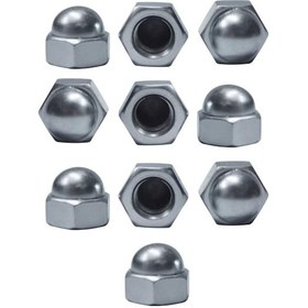 Resim 5/16" Kör Somun Galvanizli Çelik Beyaz 10 Adet 5/16" 