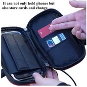 Resim Boatshop1 360 Derece Dönen Reddish Black Motosiklet Gidon Telefon Tutucu Tpu Malzeme Güvenli Sabitleme Bisiklet Ve E-bisikletler İçin 