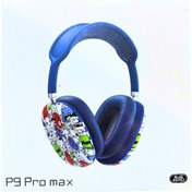 Resim Subzero SW98 P9 Pro Max Desenli Kablosuz 5.0 Mikrofonlu Bluetooth Kulaklık Renkli 