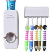 Resim CMT Diş Macunu Sıkacağı Ve 5li Fırça Tutucu 