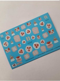 Resim Tnl Professionel Takma Tırnak Stiker A-17 