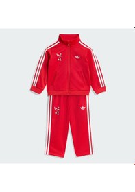 Resim Adidas Ke3879 Fırebırd Ts Çocuk Eşofman Takımı Kırmızı 