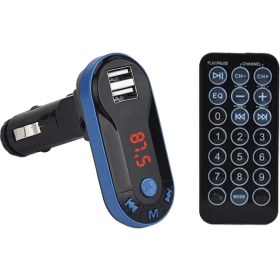 Resim Hello Hl-19683 Bt-Fm Modulatör Çift Usb/Sd/Mp3 12-24 Volt Hafızasız Bluetooth Fm Transmıtter 